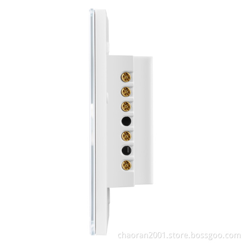 Wireless Smart Touch Wall Control Light Switch With 3 Gang Touch Panel US Standard Home Automation Remote Control